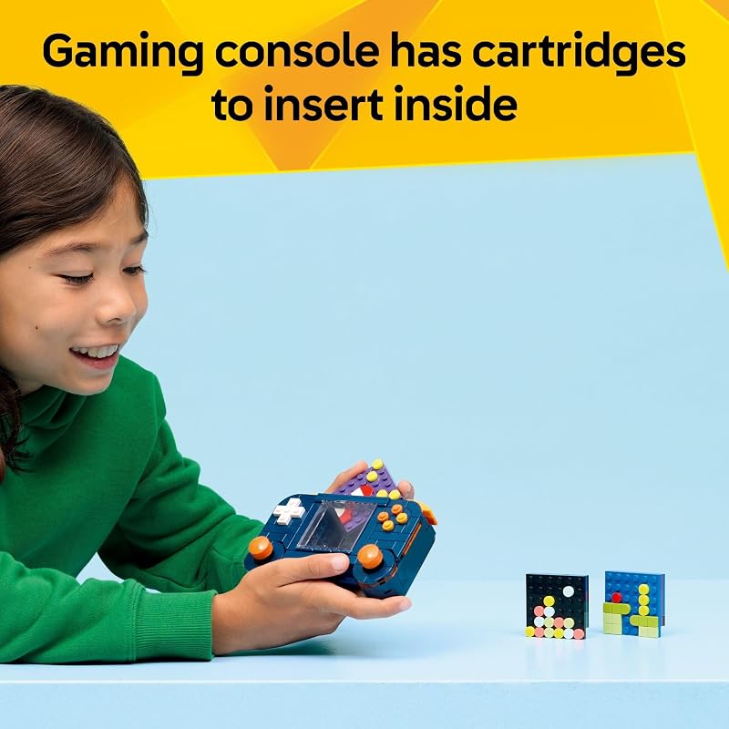 LEGO Creator 3 in 1 Retro Gaming Console Building Toy for Boys Girls Kids Build a Console Mini Arcade Game or Mini Computer Gift Idea for Gaming Fans Ages 8 31380