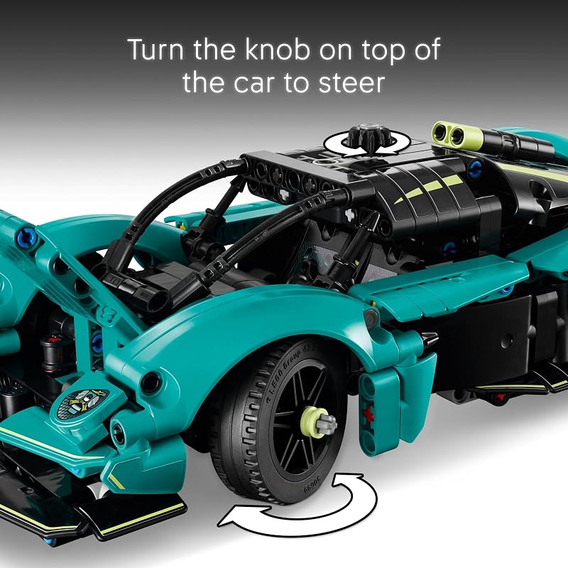 LEGO Technic Aston Martin Valkyrie Toy Car Kids Model Kit Toy for Boys and Girls Ages 9 Vehicle Building Set for Pretend Play STEM Learning Sports Car Gift Idea for Birthdays 42208