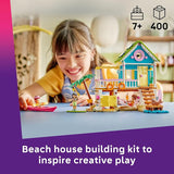 LEGO Friends Beach House with Seals Building Toy for Girls Boys Pretend Play Set for Kids Ages 7 W 3 Minidolls 2 Toy Animals Accessories Gift Idea for Birthdays 42699