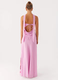 Prim Maxi Dress Pastel Pink