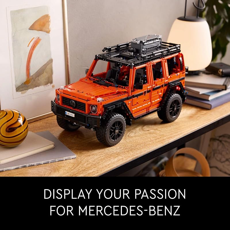 LEGO Technic Mercedes Benz G 500 Professional Line Model Car Kits Building Set of Mercedes G Wagon for Adults Ages 18 Gift for Birthdays with Realistic Details 42177