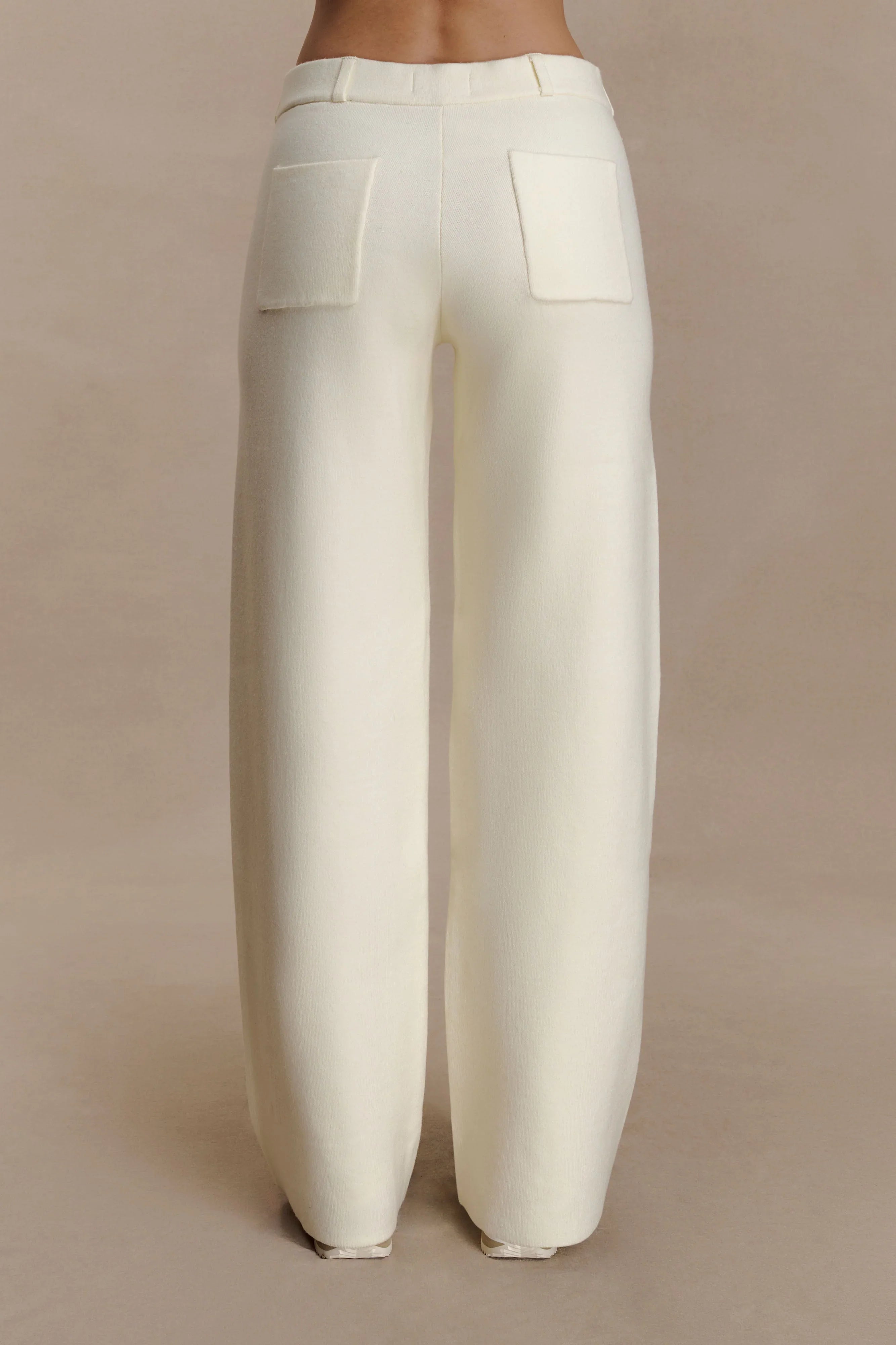 Lauren Knit Trouser Ivory