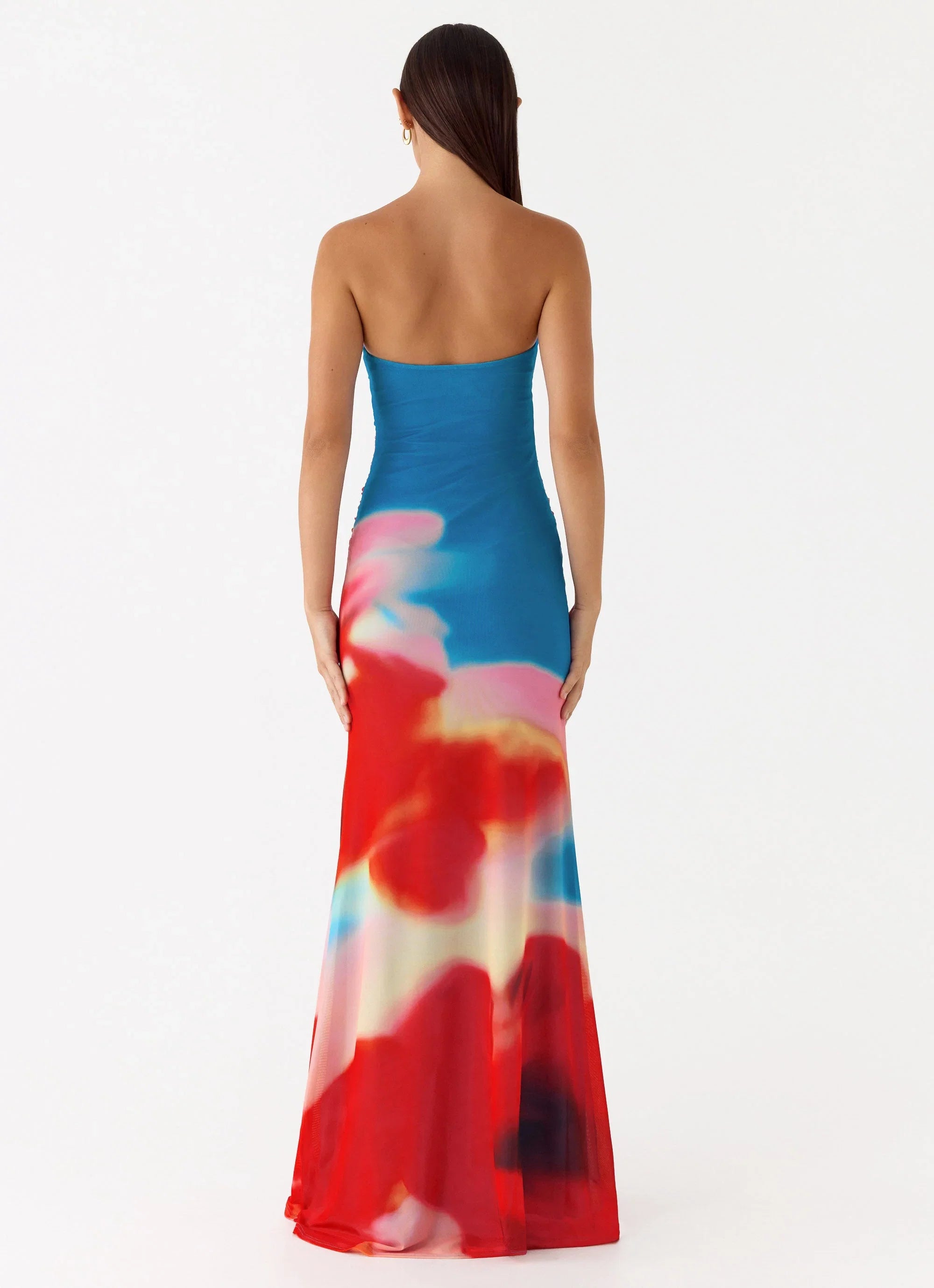 Iroha Strapless Maxi Dress Twilight Petal