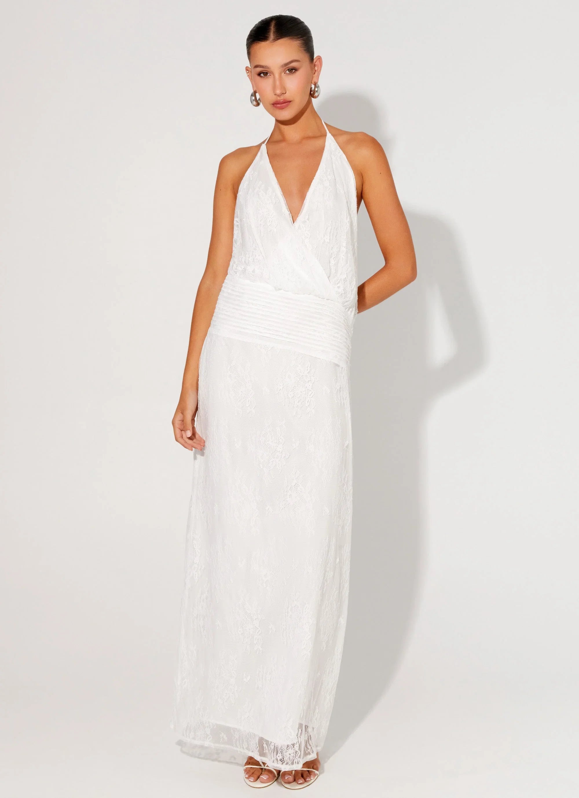 Reinhart Halter Maxi Dress White