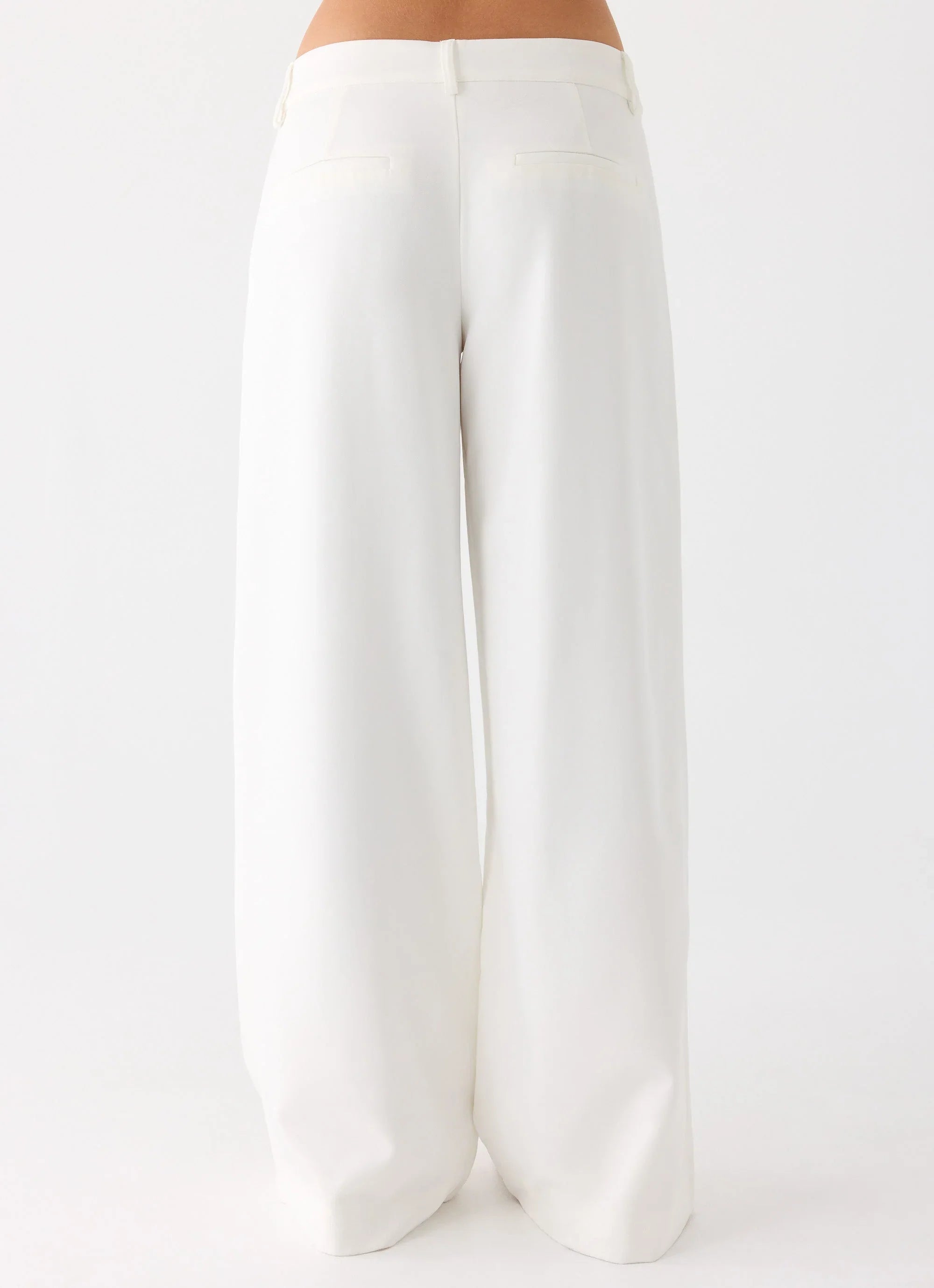 Samuel Low Rise Suiting Pants White
