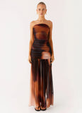 Savaya Maxi Dress Black Gradient