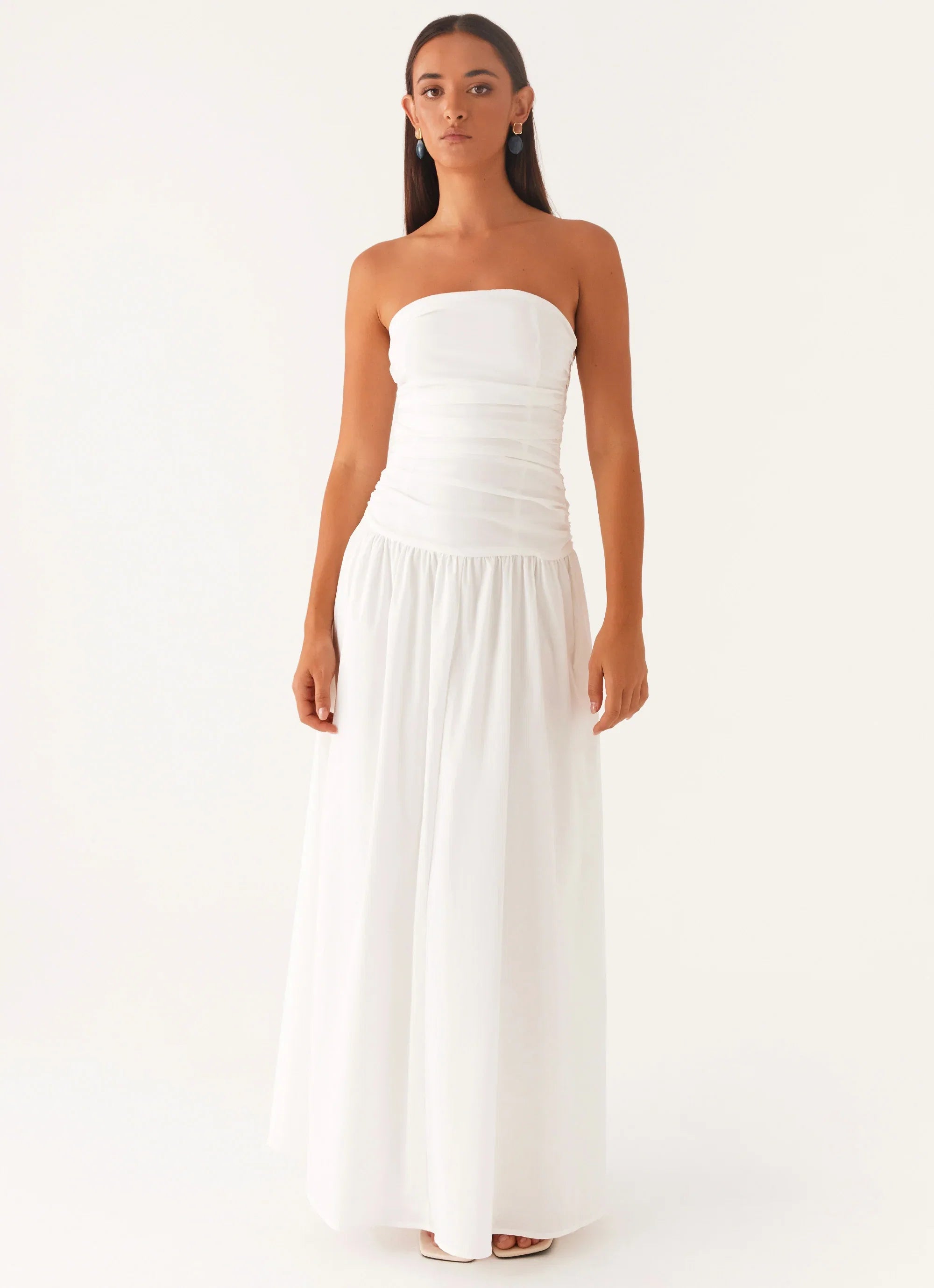 Carmel Maxi Dress White