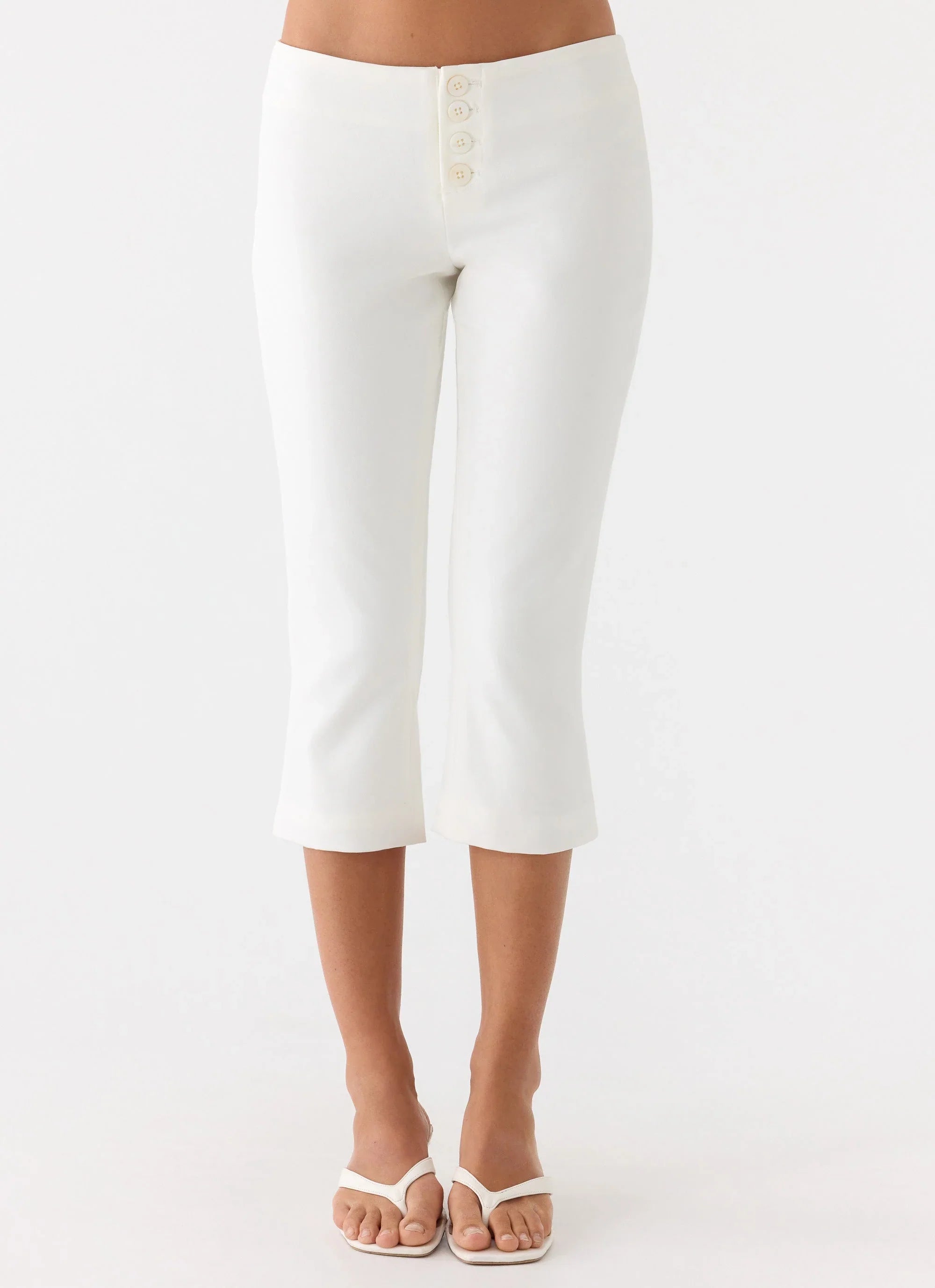 Andrea Pants White