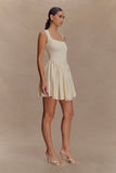 Sharon Scuba Jersey Mini Dress Ivory
