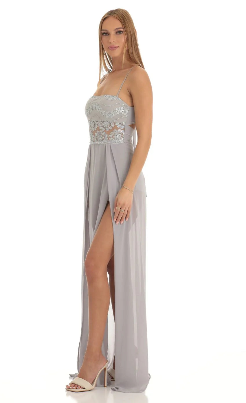 Maxi Dress in Grey