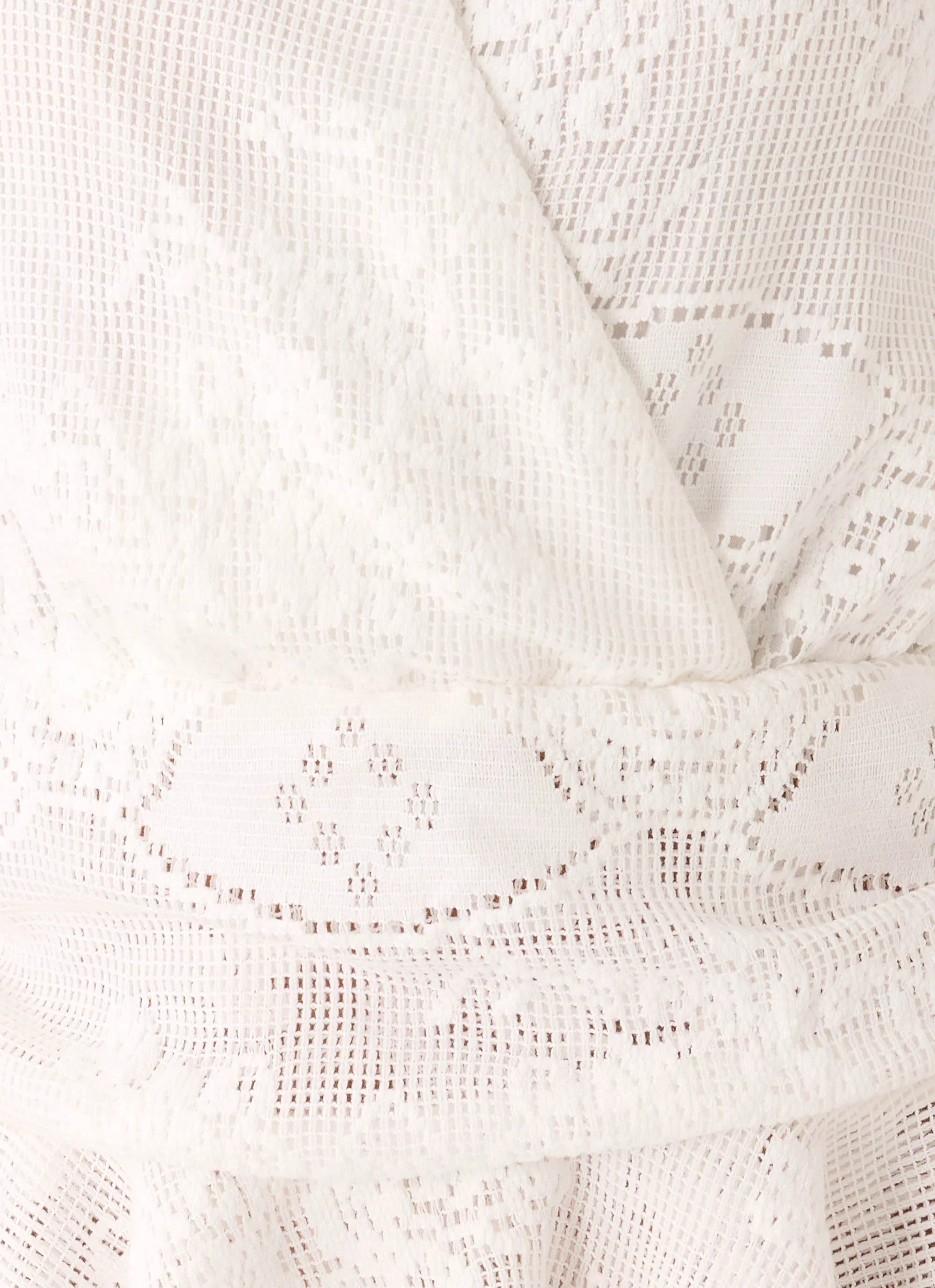 Jovanna Lace Mini Dress White