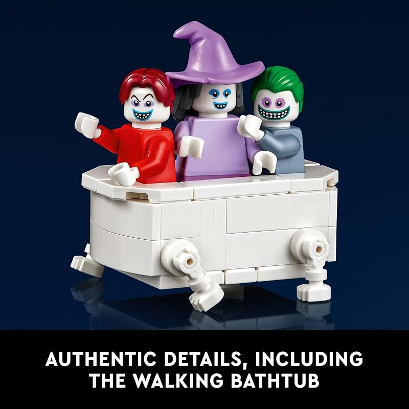 LEGO Disney Tim Burtons The Nightmare Before Christmas Decor Building Set for Adults for Display Ages 18 Collectible DIY Craft for Fans of Iconic Movie with Minifigures Included 21351