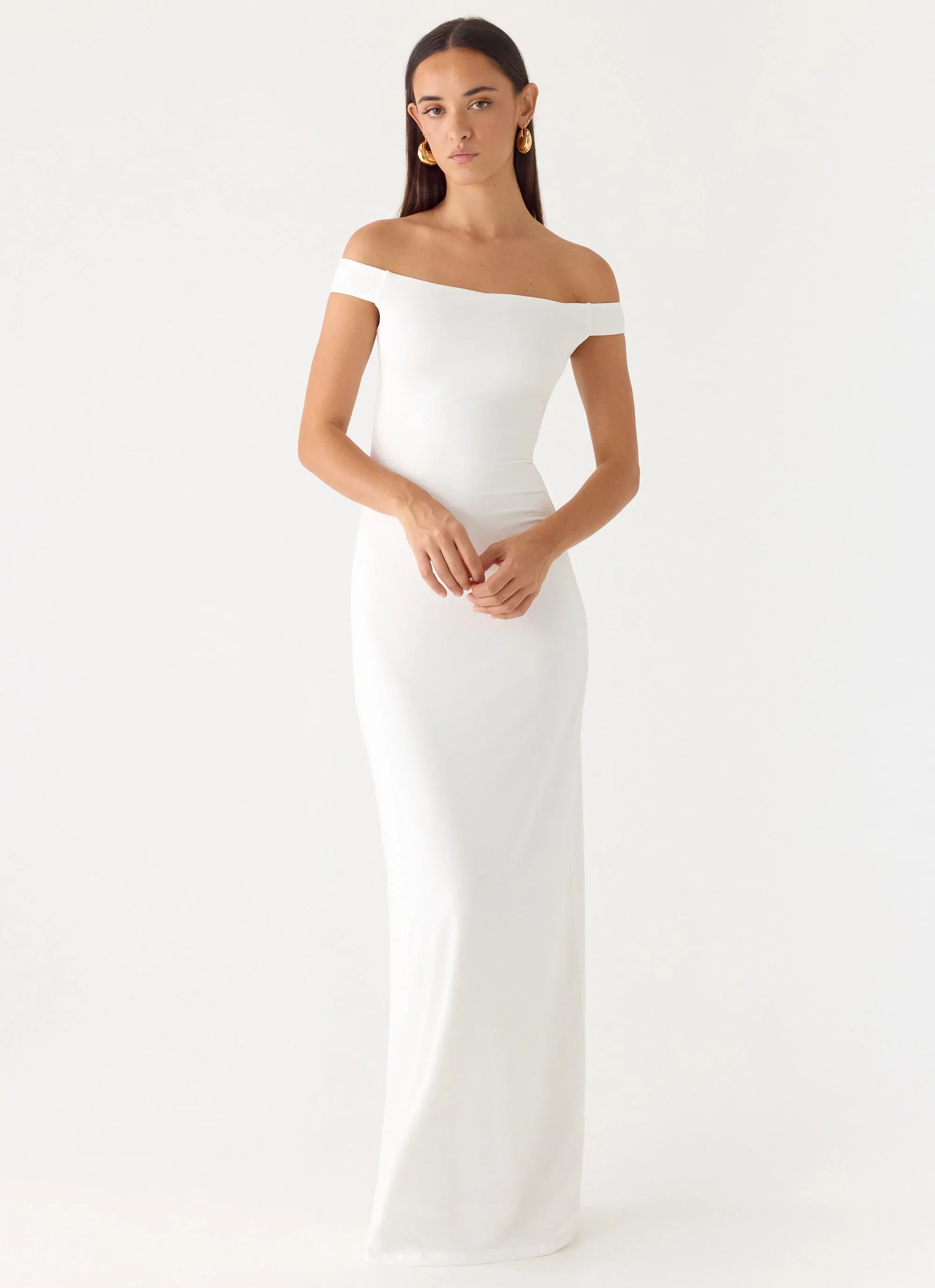 New Intentions Maxi Dress White
