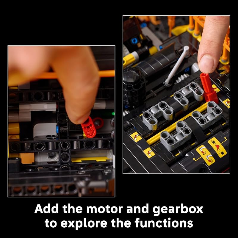 LEGO Technic Volvo EC500 Hybrid Excavator Building Set for Adults Collectible Model Kit for Men Women Ages 18 Gift Idea for Those Who Enjoy 3D Puzzles DIY Kits or Engineering 42215