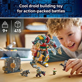 LEGO Star Wars Hutt Palace Sentry Droid Showdown 75451 Building Toy for Boys Girls Ages 9 Movie Playset 2 Minifigures Grogu Figure 415 pieces Gift for Birthdays