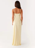 Elona Maxi Dress Baby Yellow