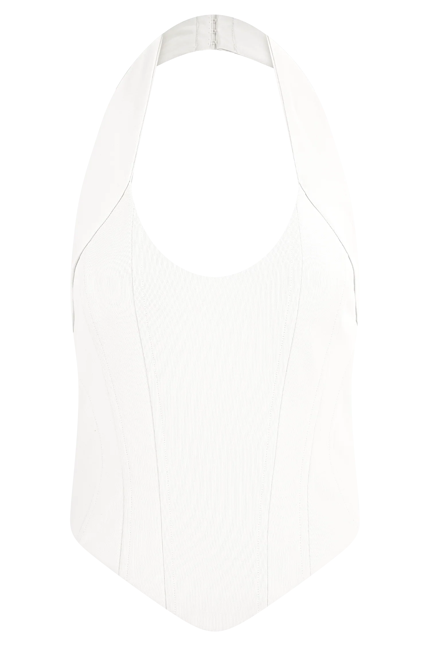 Meadow Corset Halter Top White