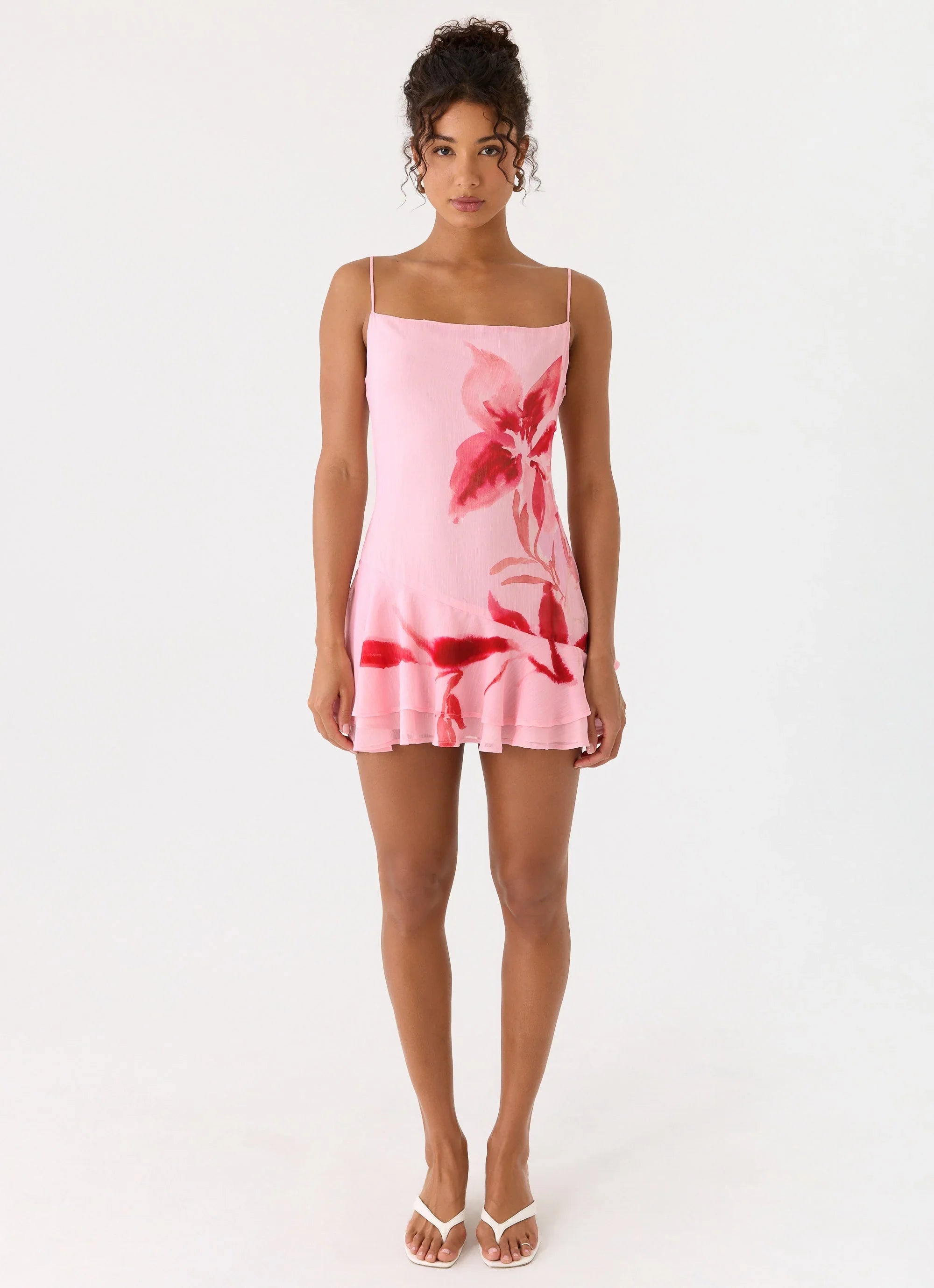 Marisolana Mini Dress Pink Petal