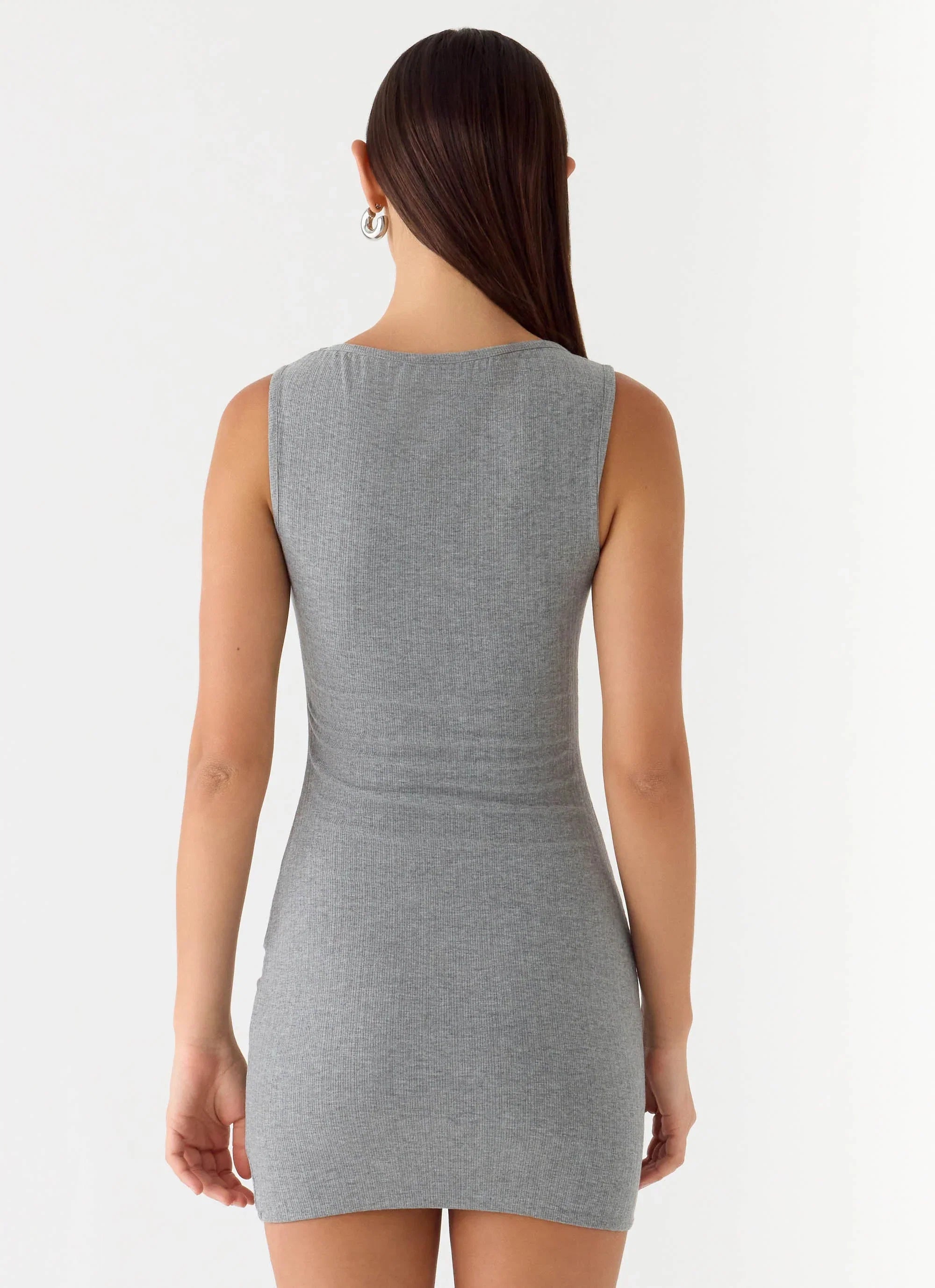 Everly Mini Dress Grey