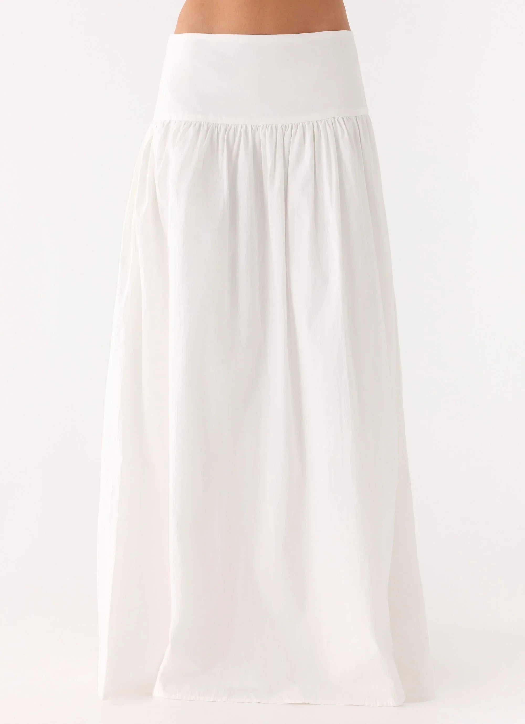 Jayne Maxi Skirt White