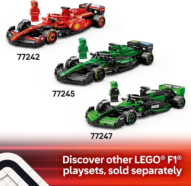 LEGO Speed Champions Williams Racing FW46 F1 Race Car Toy Building Set for Kids Boys Girls Ages 10 Toy Car for F1 Fans Gift Idea for Birthday 77249