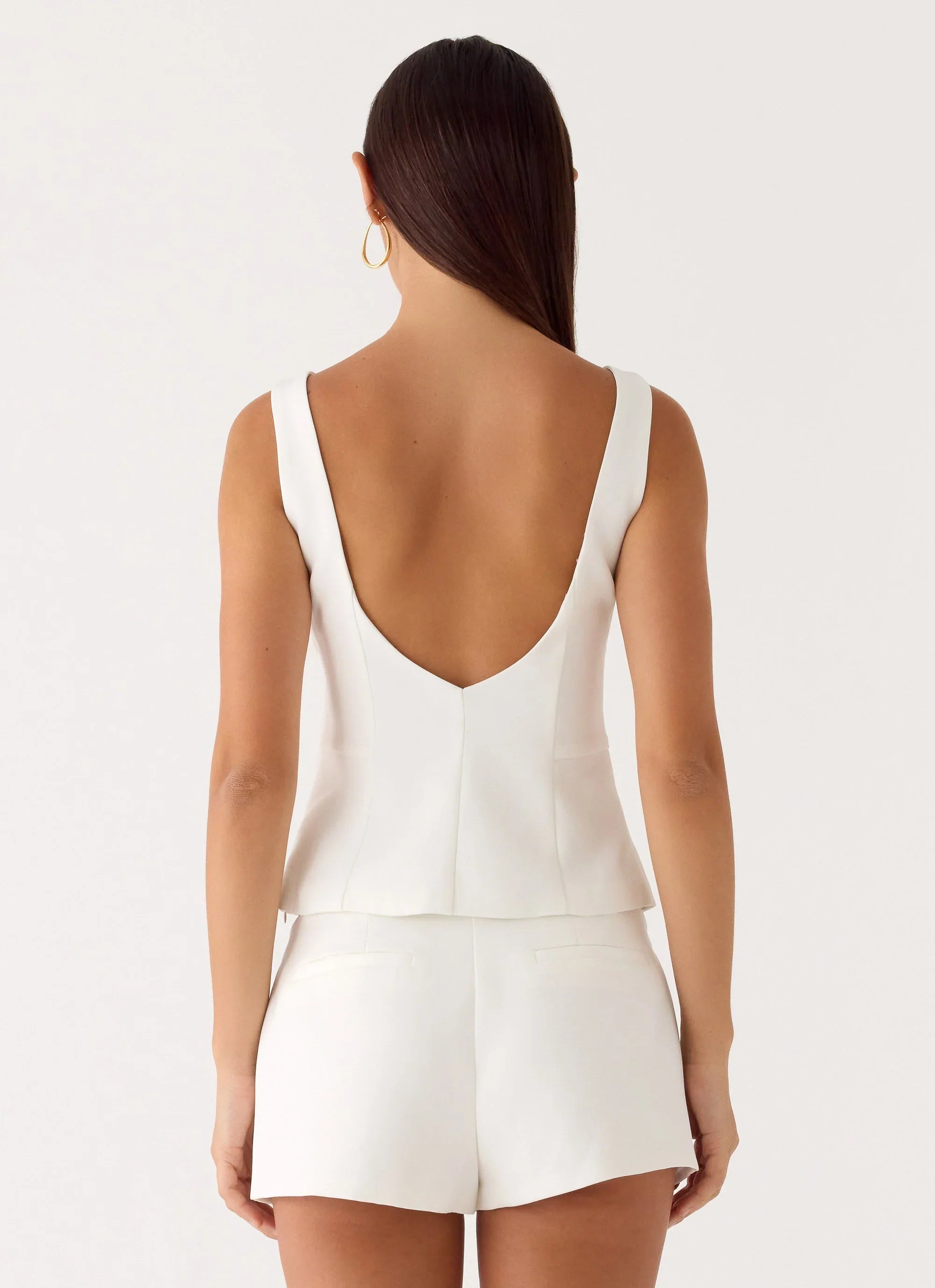 Lulita Belted Shorts White