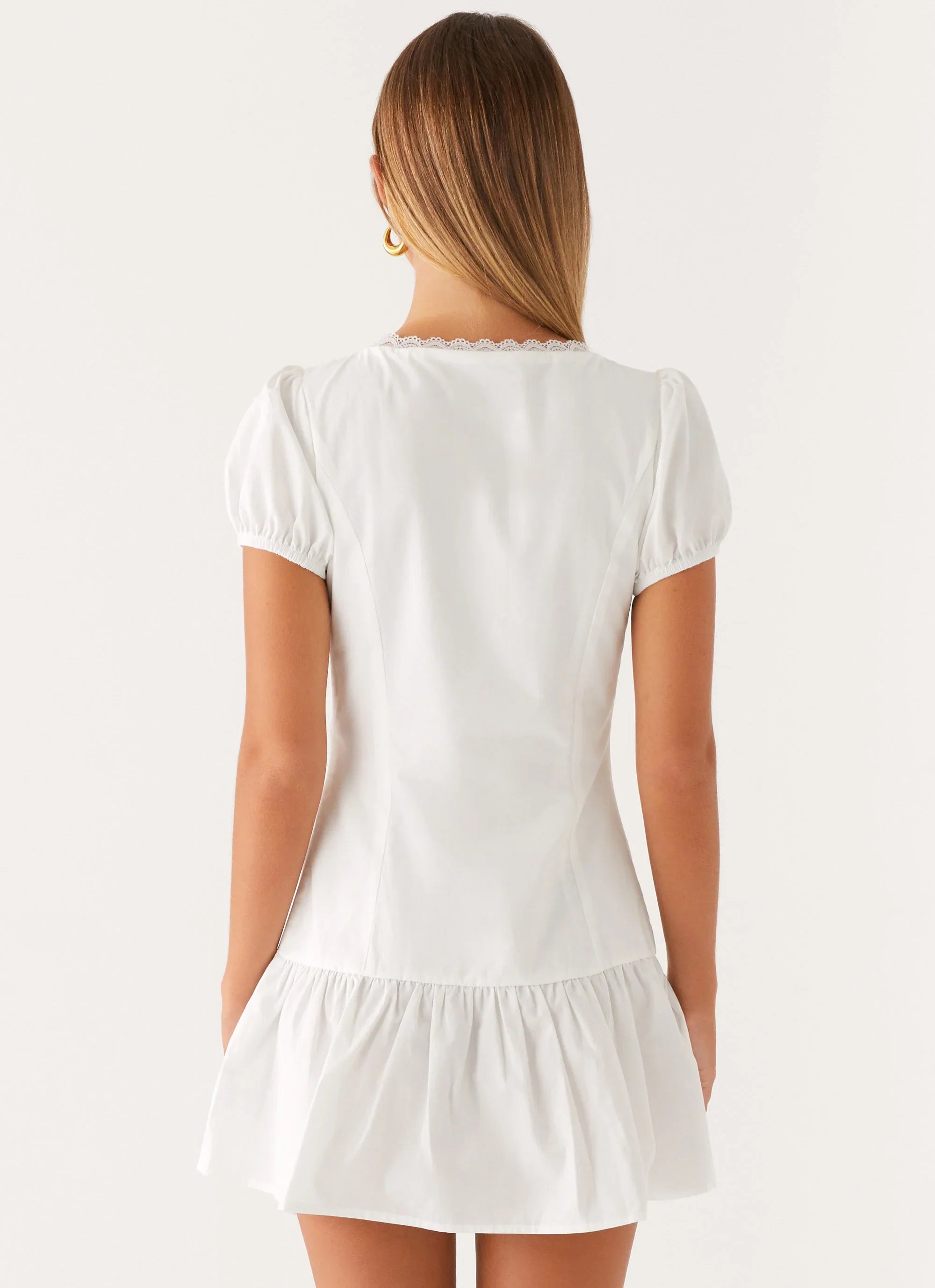 Simply Yours Mini Dress White