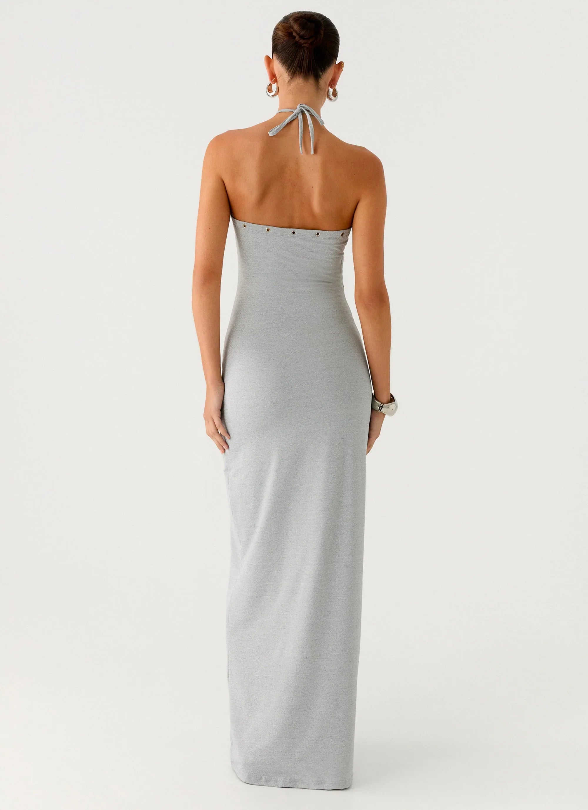 Off The Bass Maxi Dress Grey