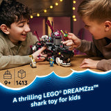 LEGO DREAMZzz Nightmare Shark Submarine Building Toy for Kids Pretend Play Set Figures for Boys Girls Ages 9 Rebuild as a Battleship or Submarine Toy Gift Idea for Birthdays 71500