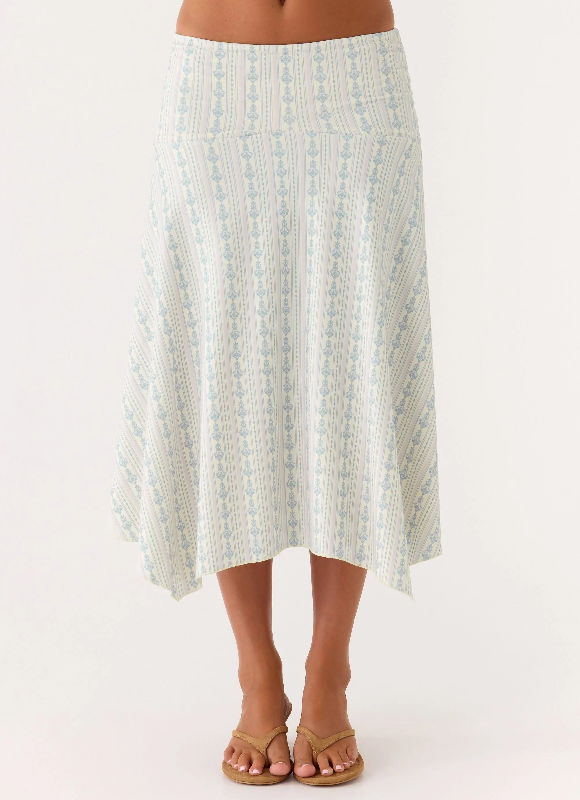 Katta Midi Skirt Vintage Stripe