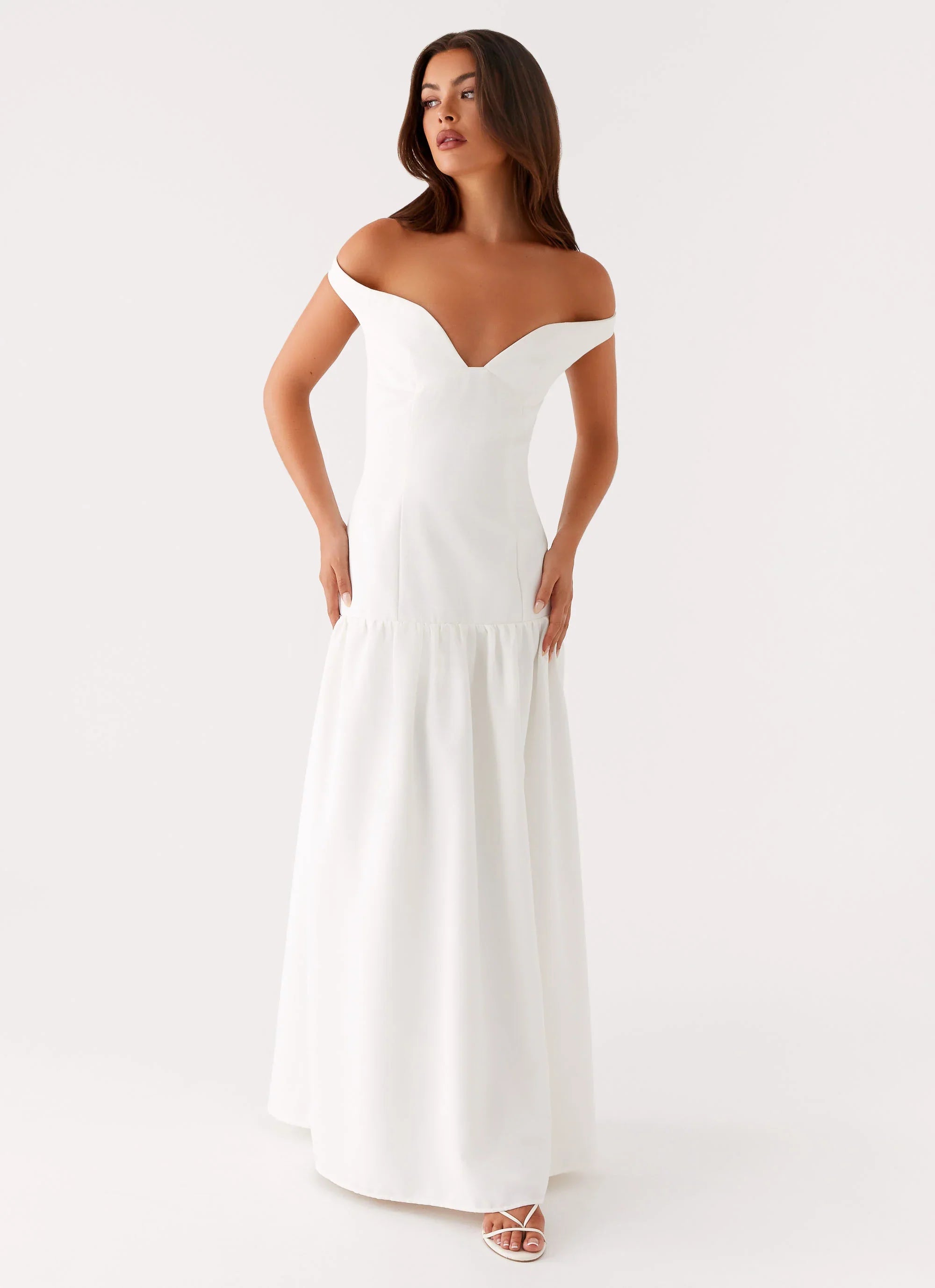 Basel Maxi Dress White