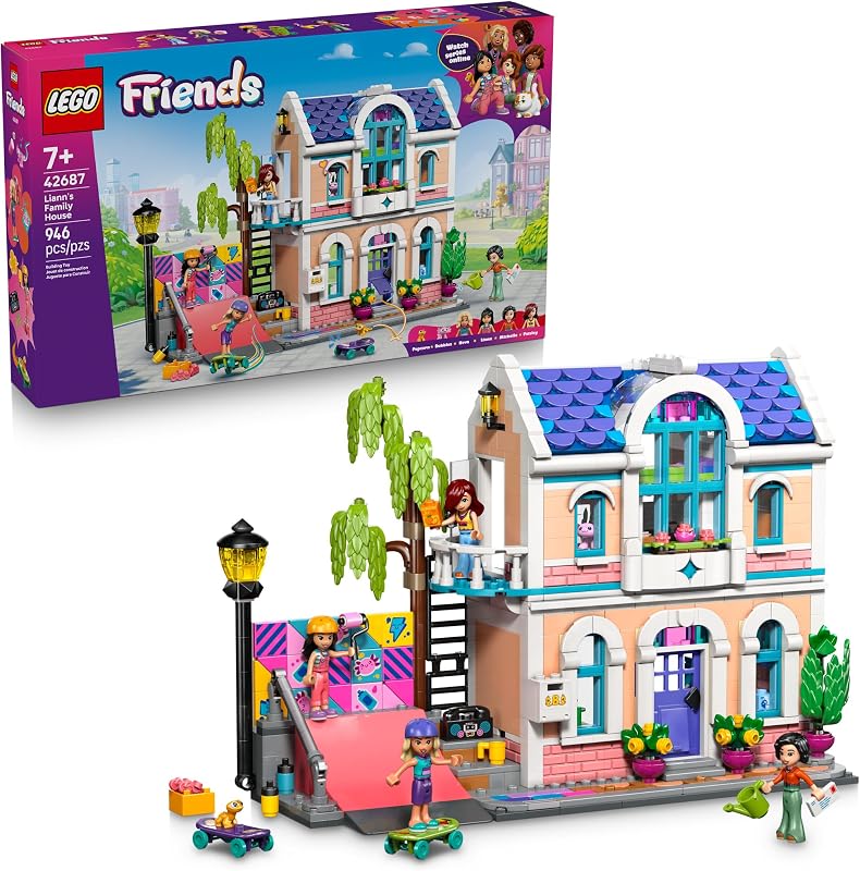 LEGO Friends Casa Familiar de Liann Juego de Construcción de Muñecas para Niñas y Niños Juego de Simulación para Niños Edades 7 Con 4 Minimuñecas 2 Figuras de Juguetes Mascotas y Accesorios