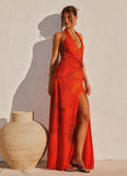 So Chic Maxi Dress Scarlet Blur