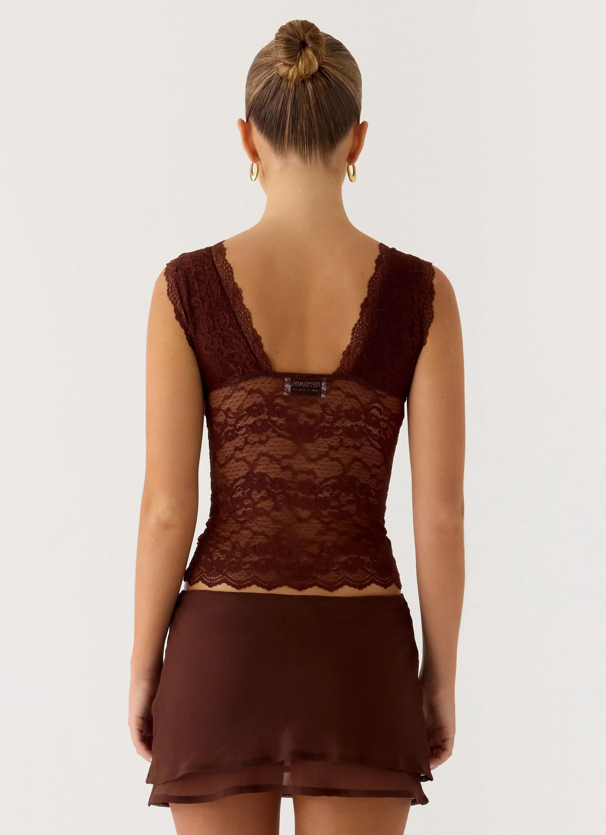 Sommers Lace Top Chocolate