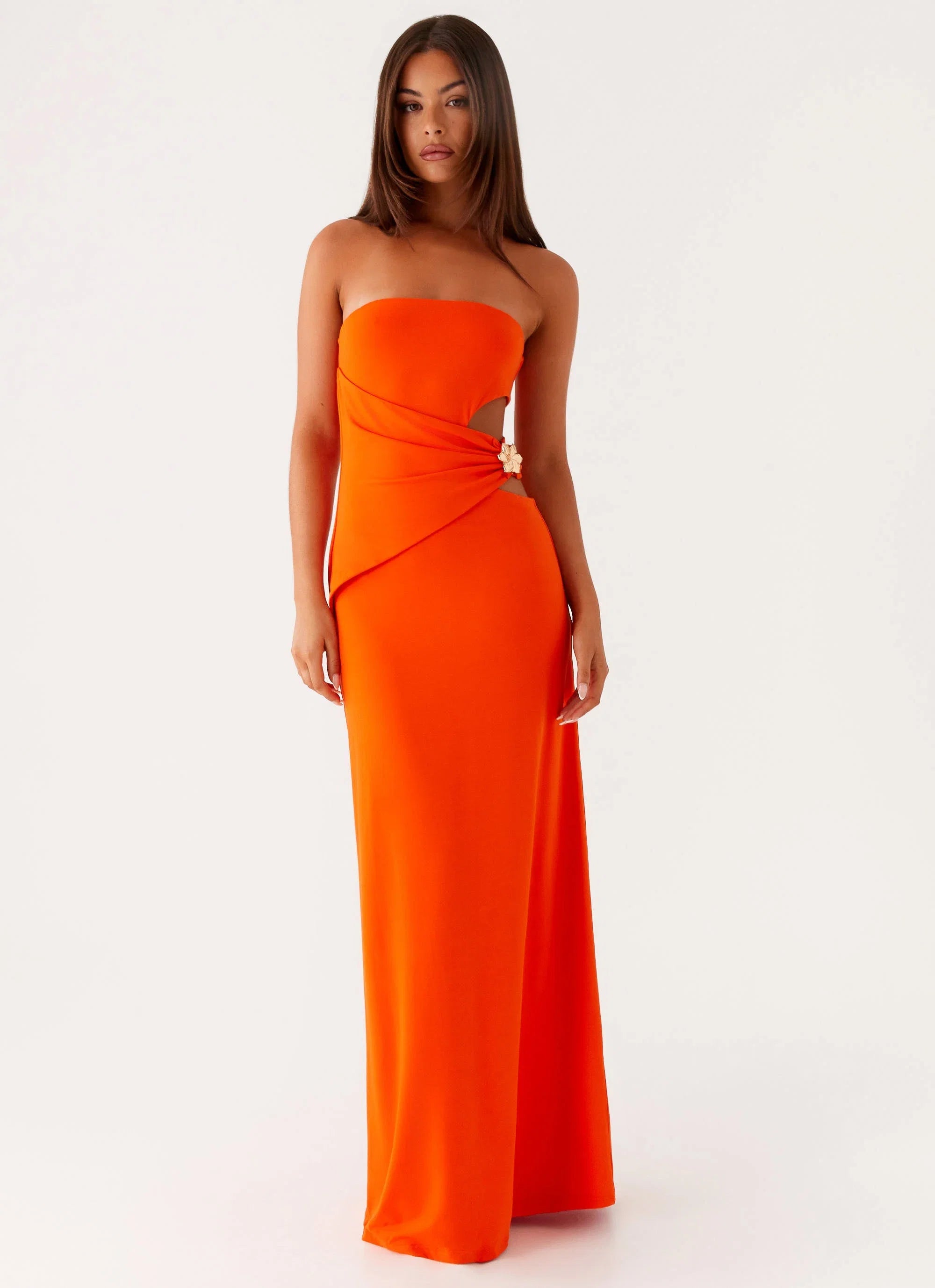 Anetta Maxi Dress Orange
