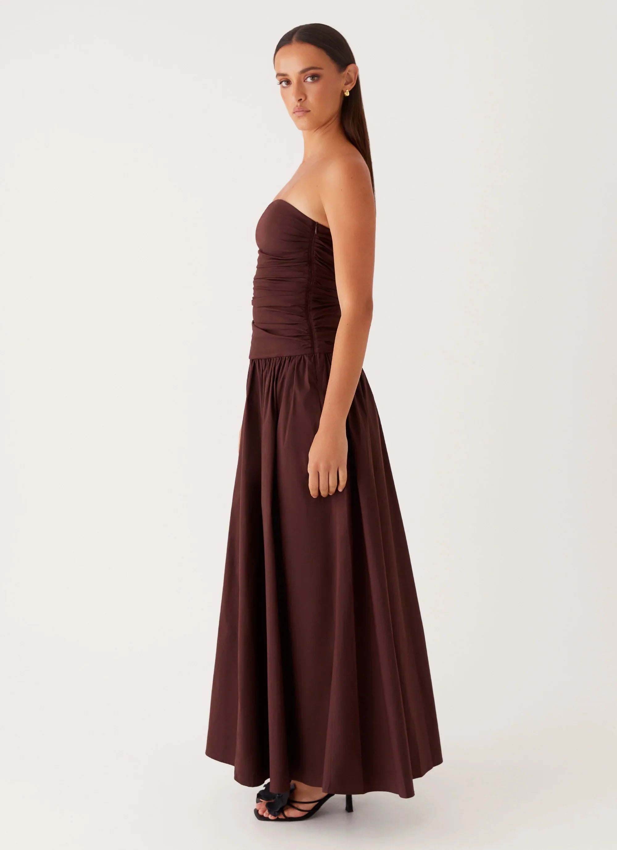 Carmel Maxi Dress Brown