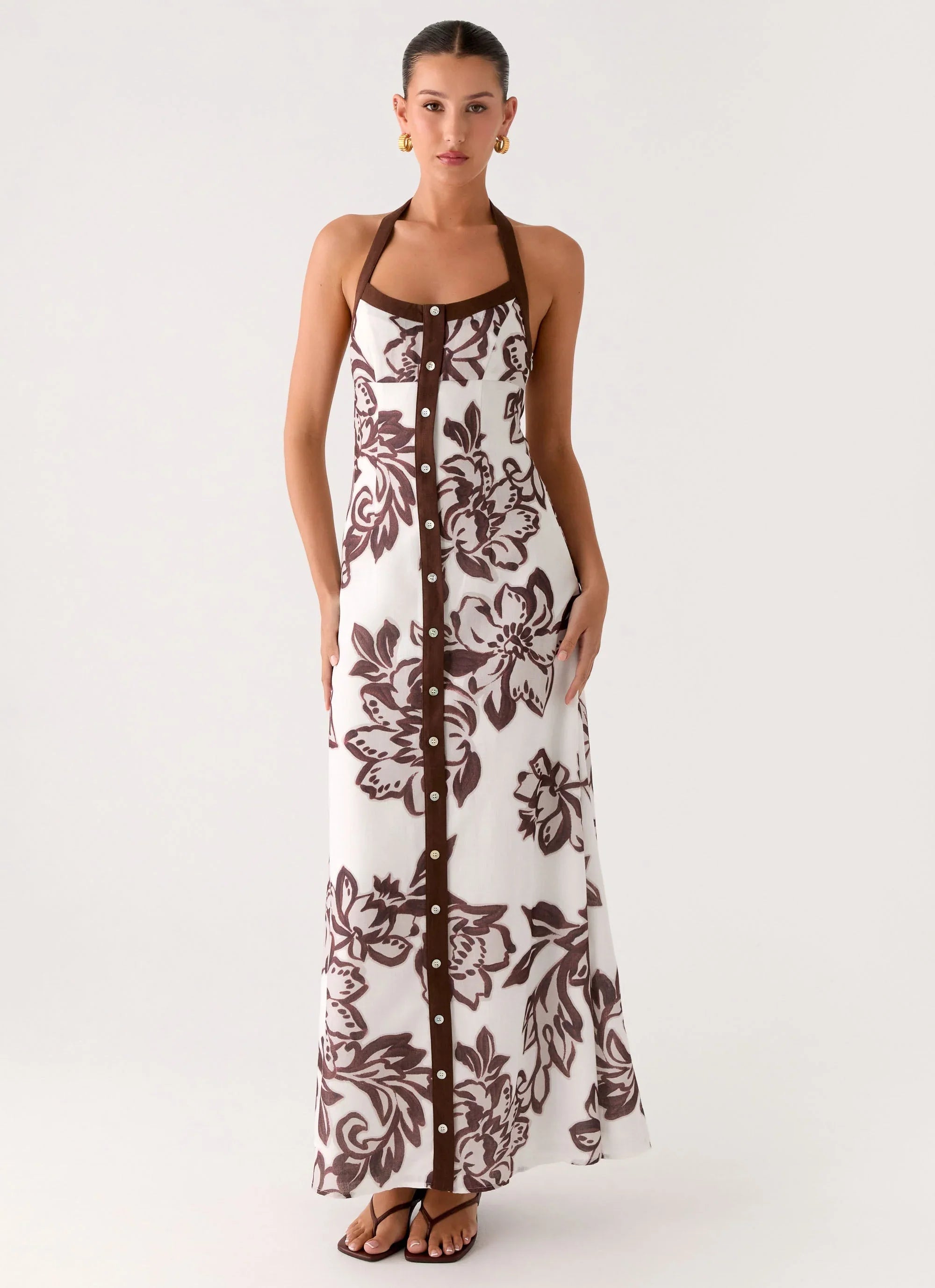 Jovanni Maxi Dress Vanilla Meadow