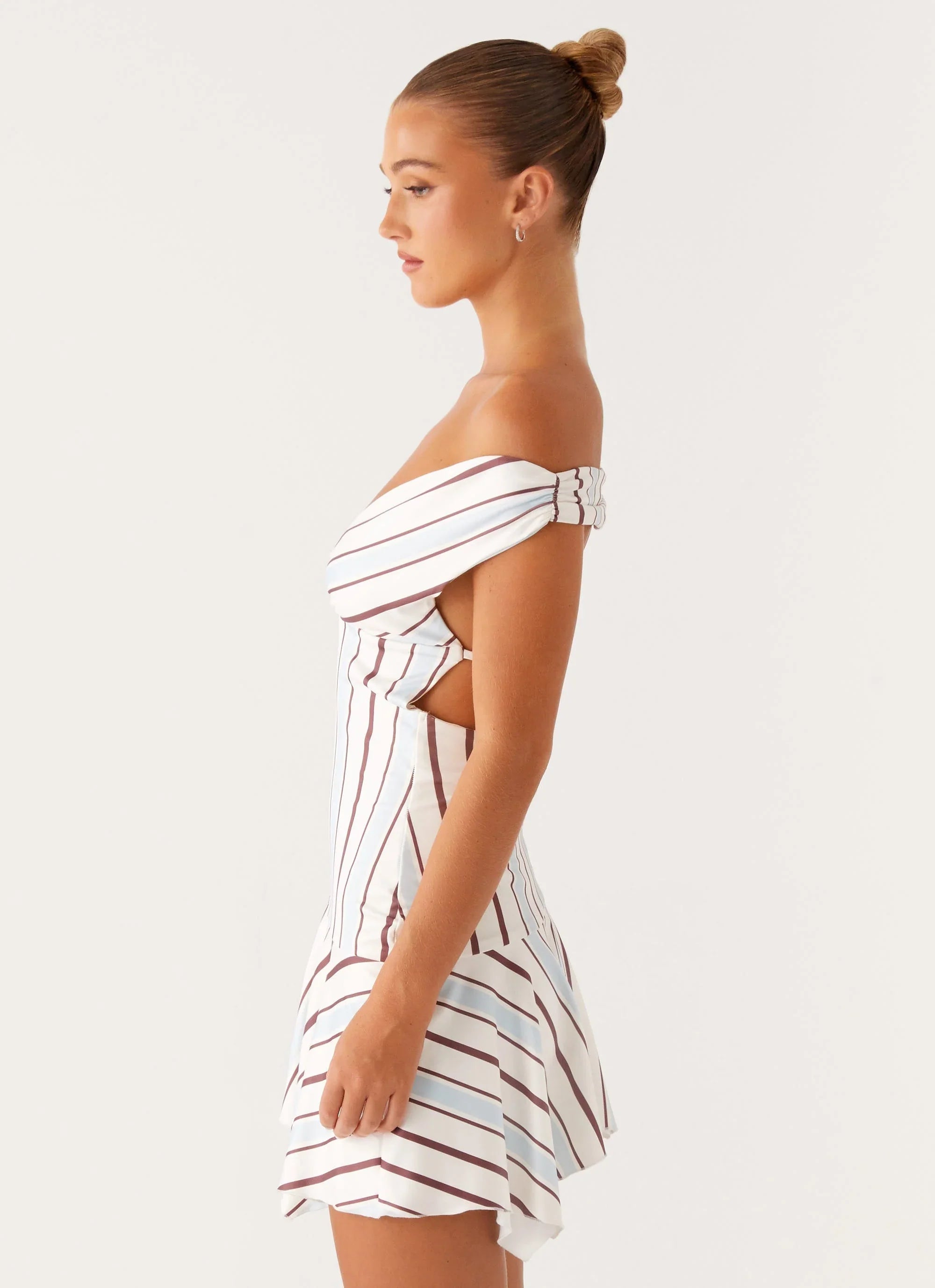 Kirby Mini Dress Blue Stripe
