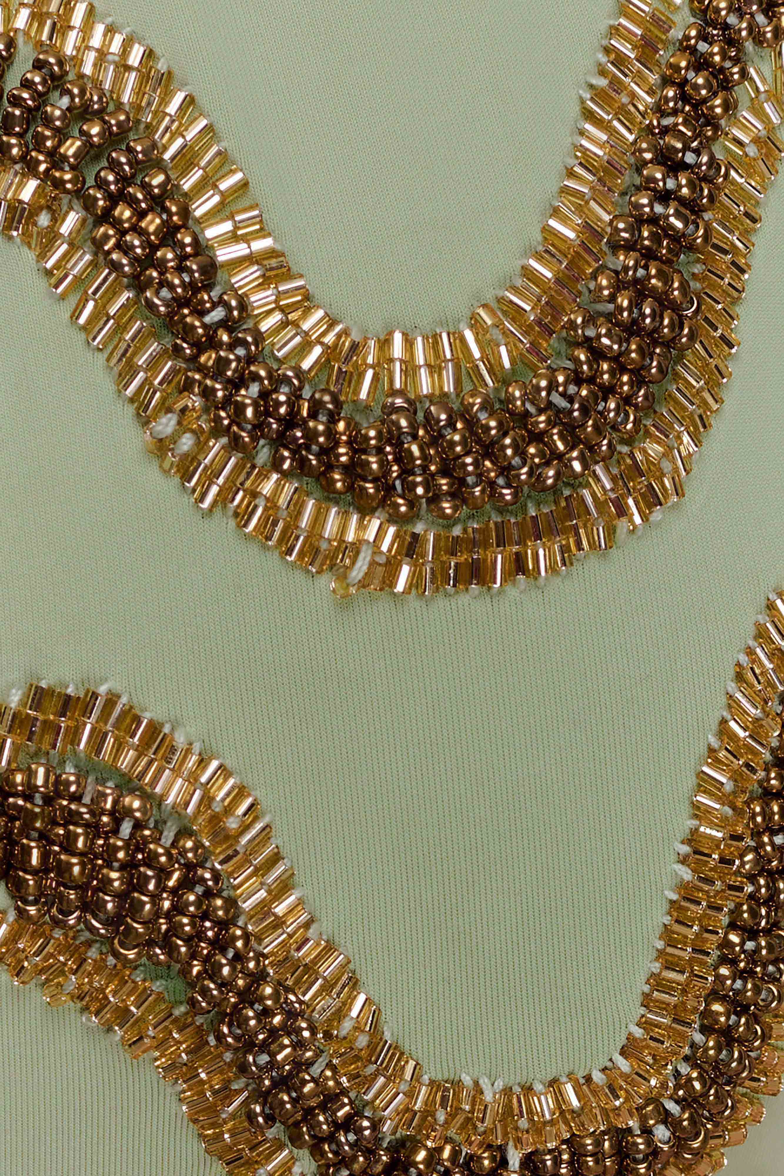 Robyn Beaded Bikini Bottom Sage