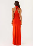 Selmah Hardware Maxi Skirt Tangerine