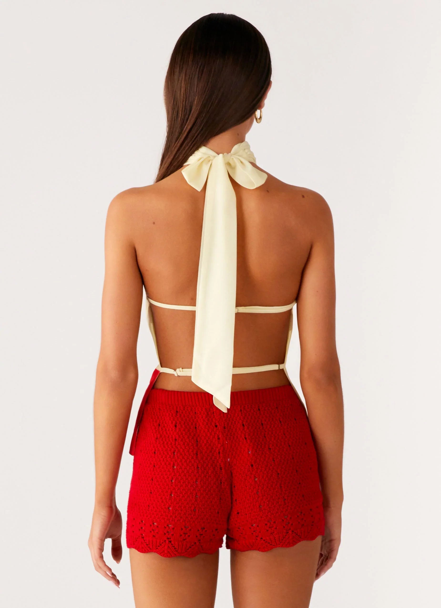 Felicity Halter Top Scarlet Floral