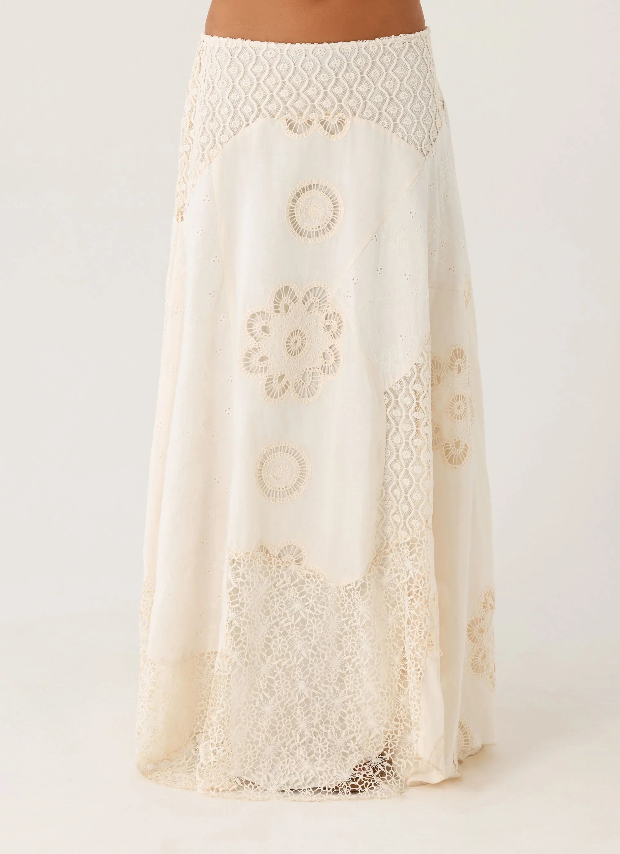 Marzia Maxi Skirt Ivory