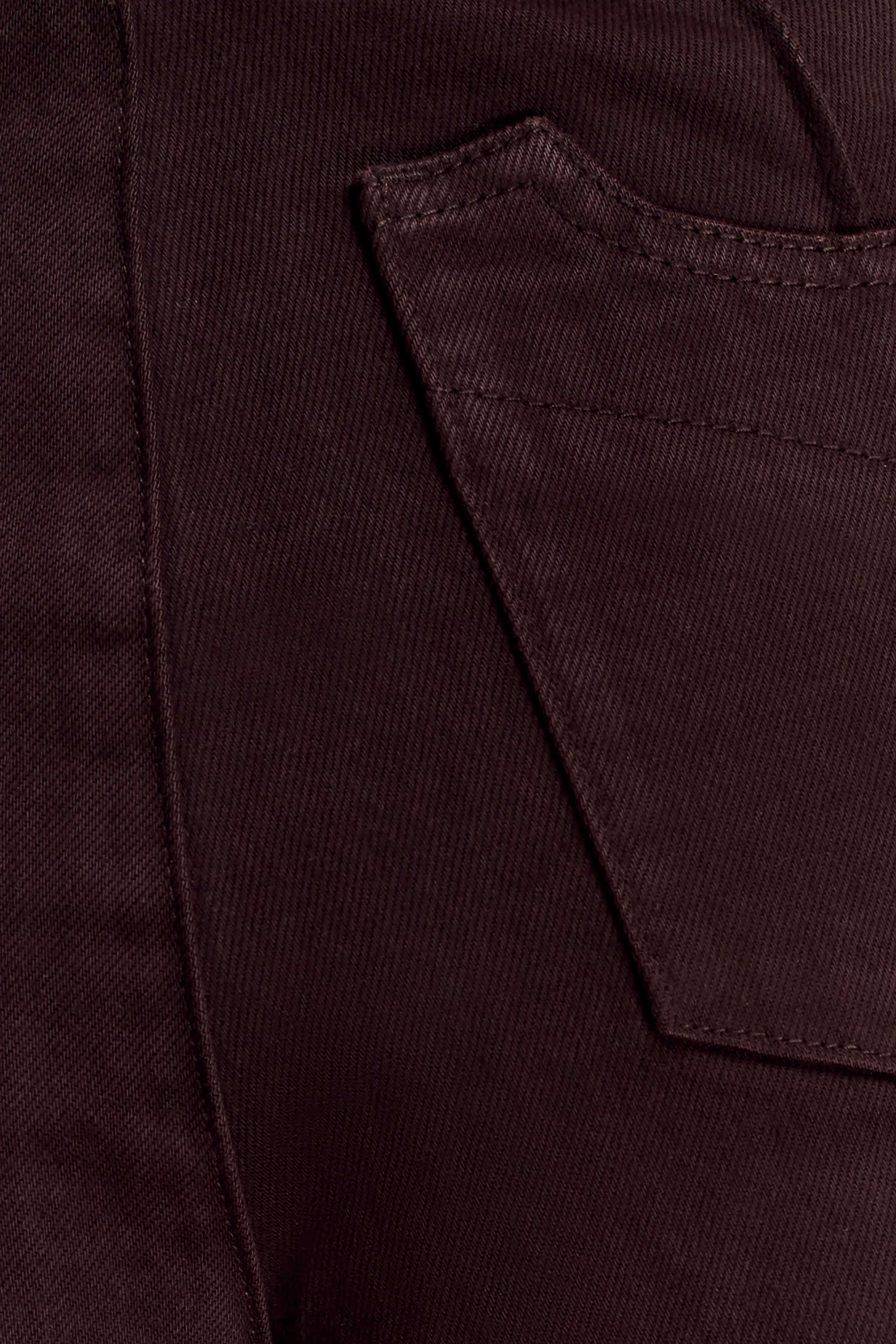 Beatrix High Rise Denim Jeans Chocolate