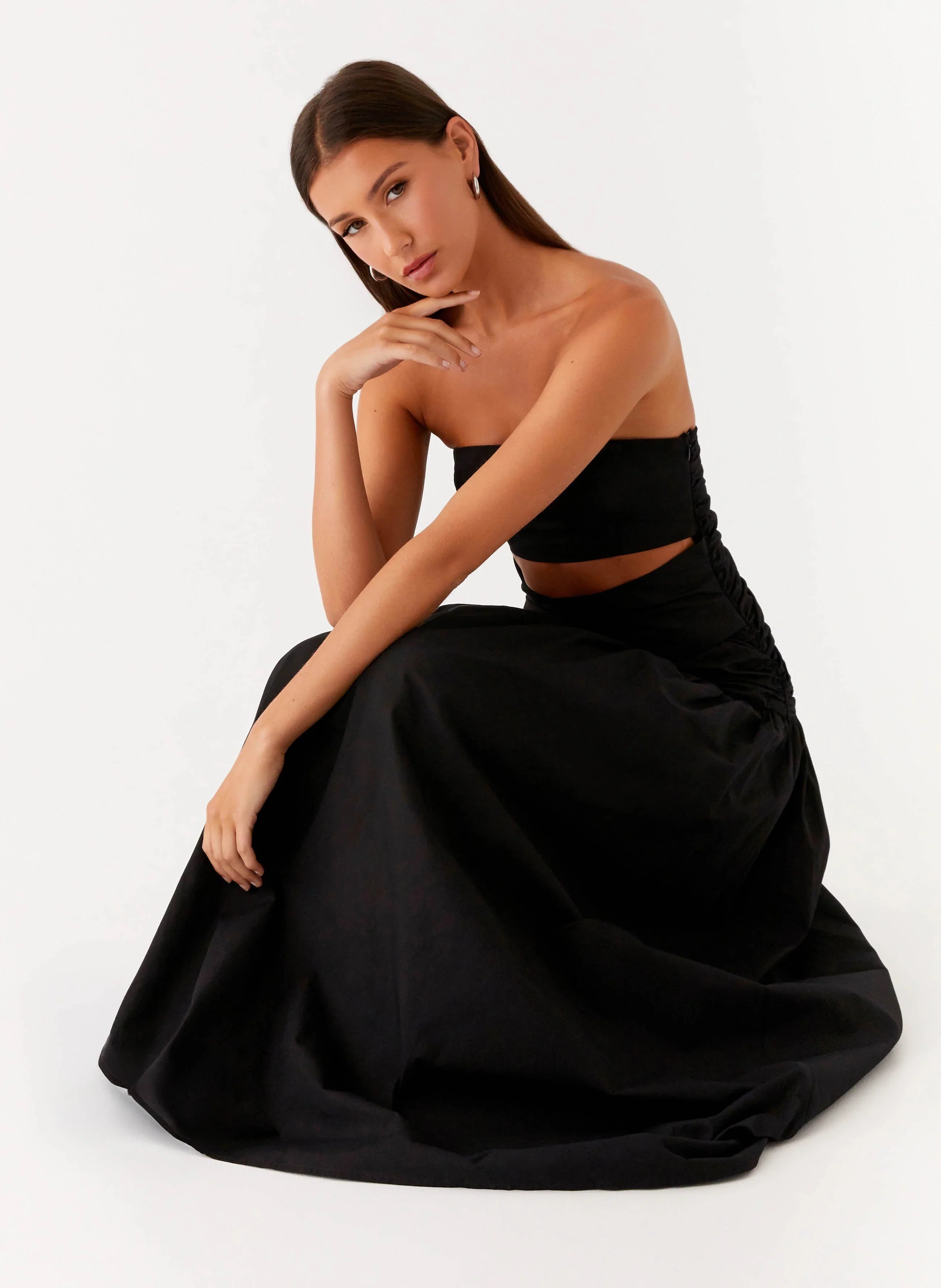 Lumen Maxi Dress Black