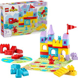 LEGO DUPLO Hopsys Castle Game Building Toy for Pretend Play Learning Education Play Set for Boys Girls Ages 3 Toddlers Learn Skills Through Play Gift Idea for Family Game Night 10450