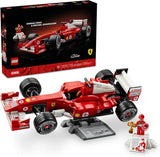 LEGO Icons Ferrari F2004 Michael Schumacher Building Set for Adults Ages 18 Ferrari F1 Bedroom Home Office Desk Decor Gift Ideas for Men Women Fans 11375