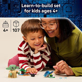 LEGO Star Wars Grogus Homestead Building Toy for Boys Girls The Mandalorian Pretend Play Set W Sorgan Frog Poseable Grogu Figures for Preschool Kids Ages 4 Gift Idea for Birthdays 75443