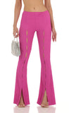 Crinkle Two Piece Set in Pink