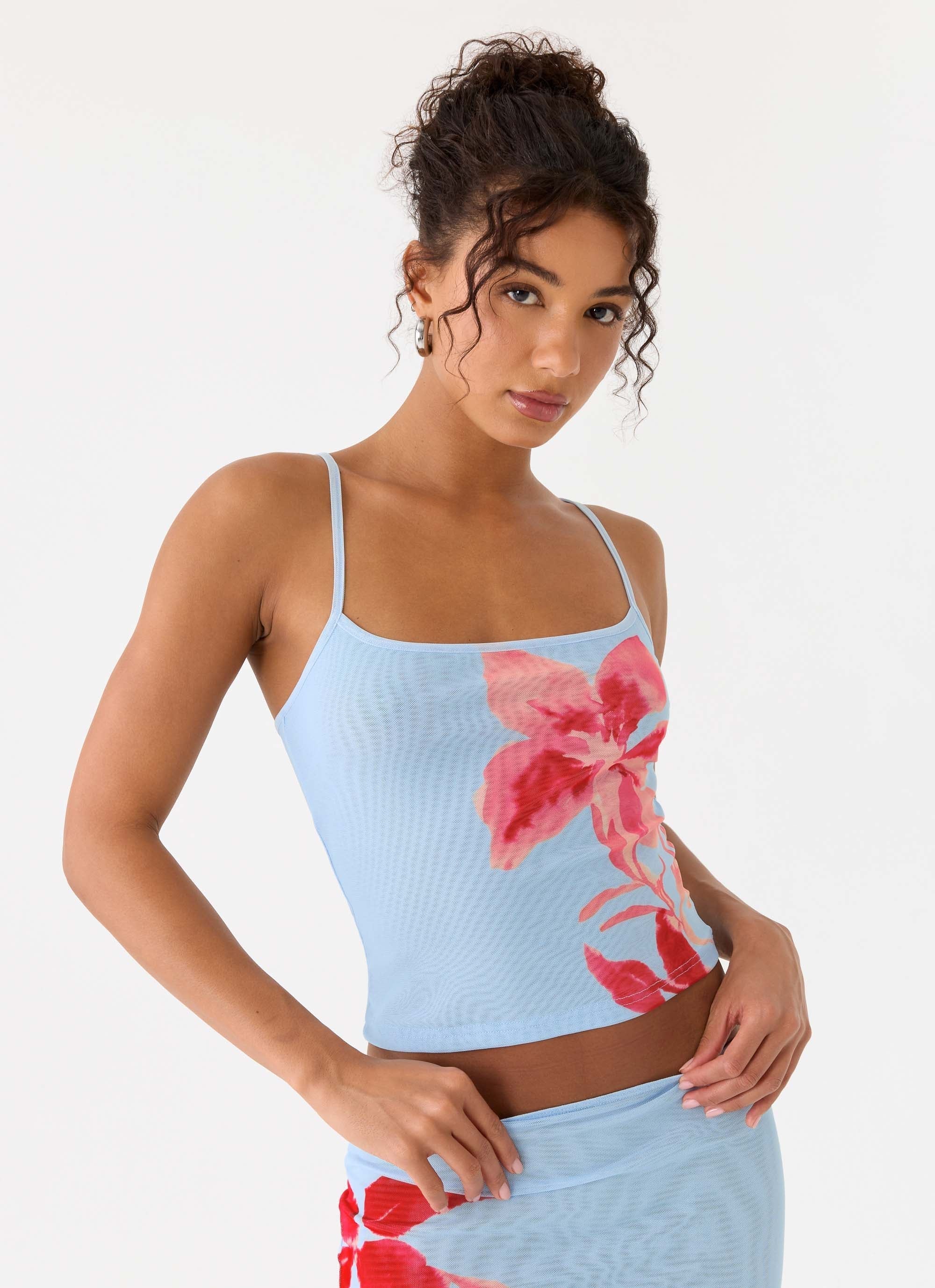 Tamia Cami Top Blue Petal