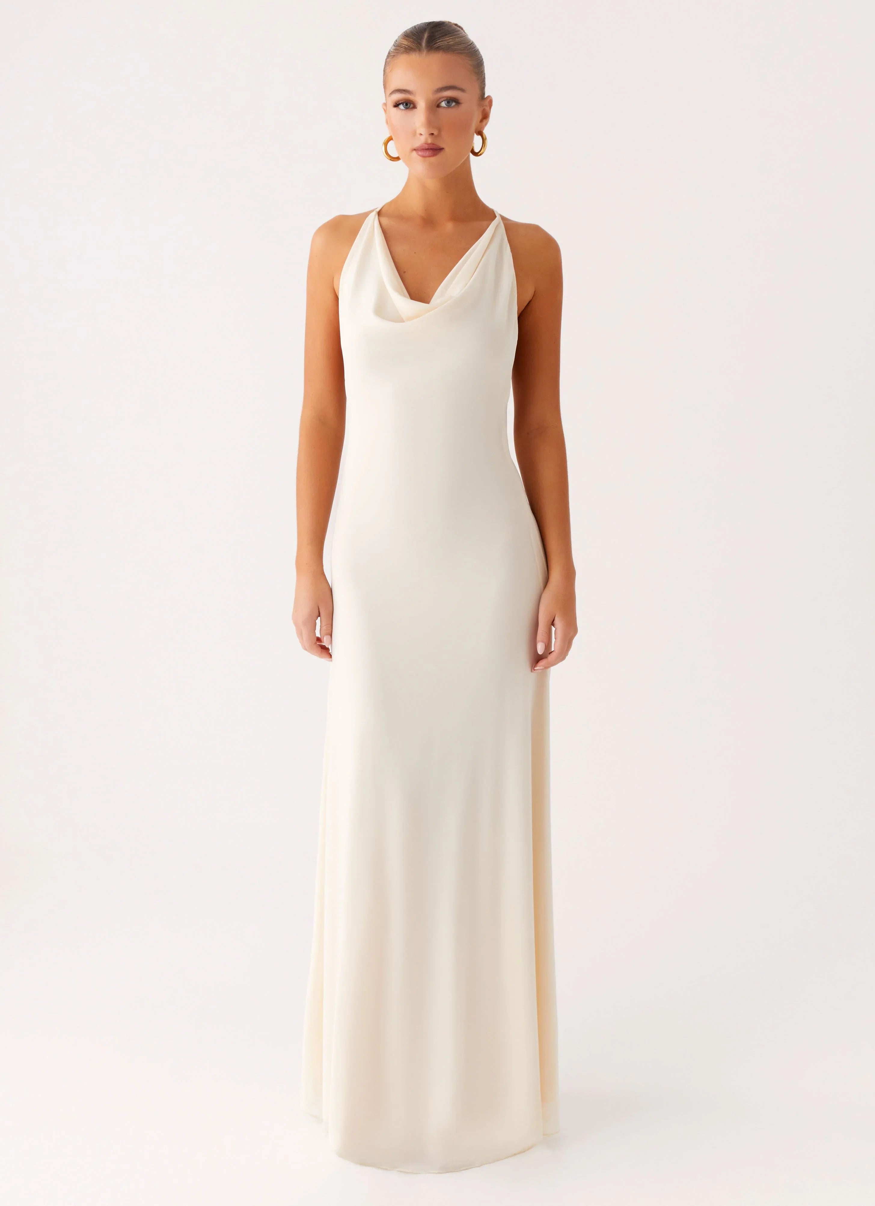 Dahliana Maxi Dress Off White
